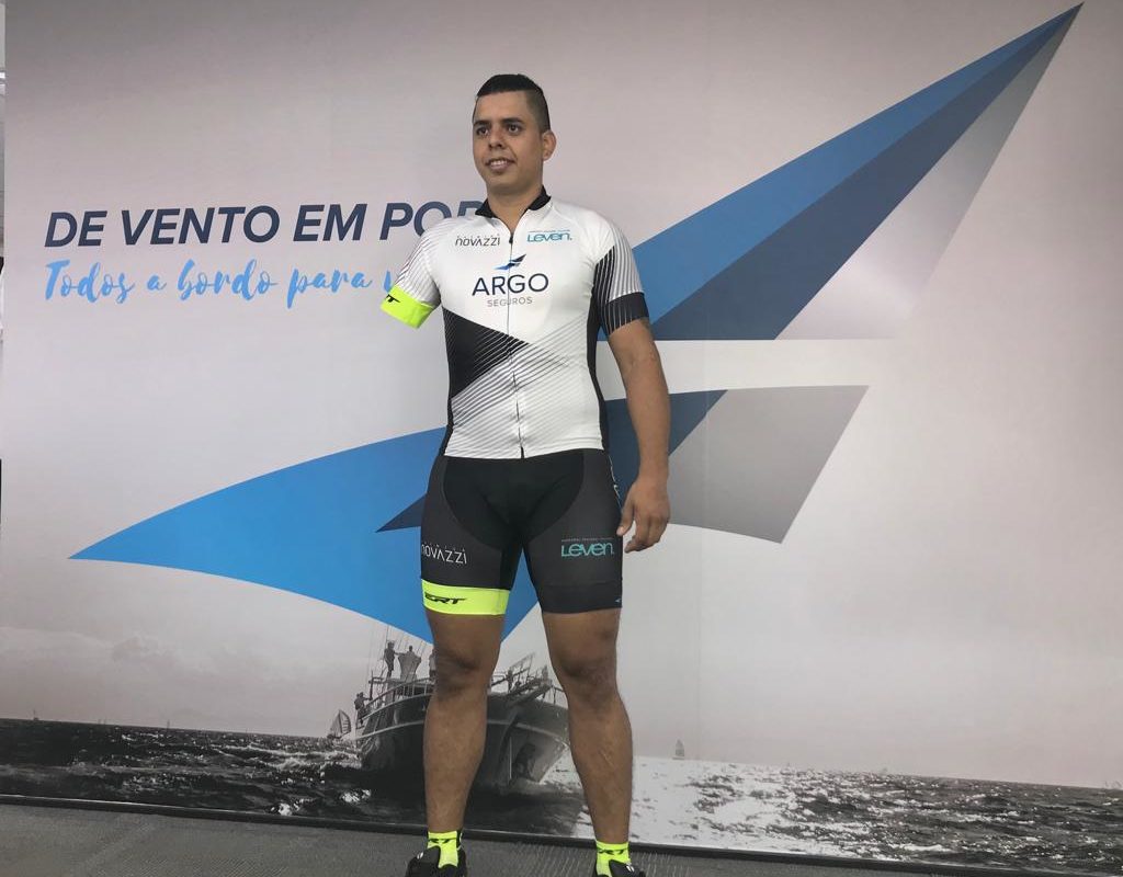 Paraciclista patrocinado pela Argo Seguros fará sua estreia em competições oficiais