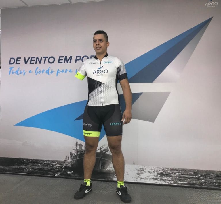 Paraciclista patrocinado pela Argo Seguros fará sua estreia em competições oficiais