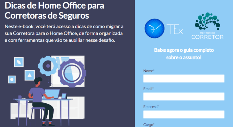 TEx e Mentor do Corretor lançam e-book com dicas de Home Office para corretoras de seguros