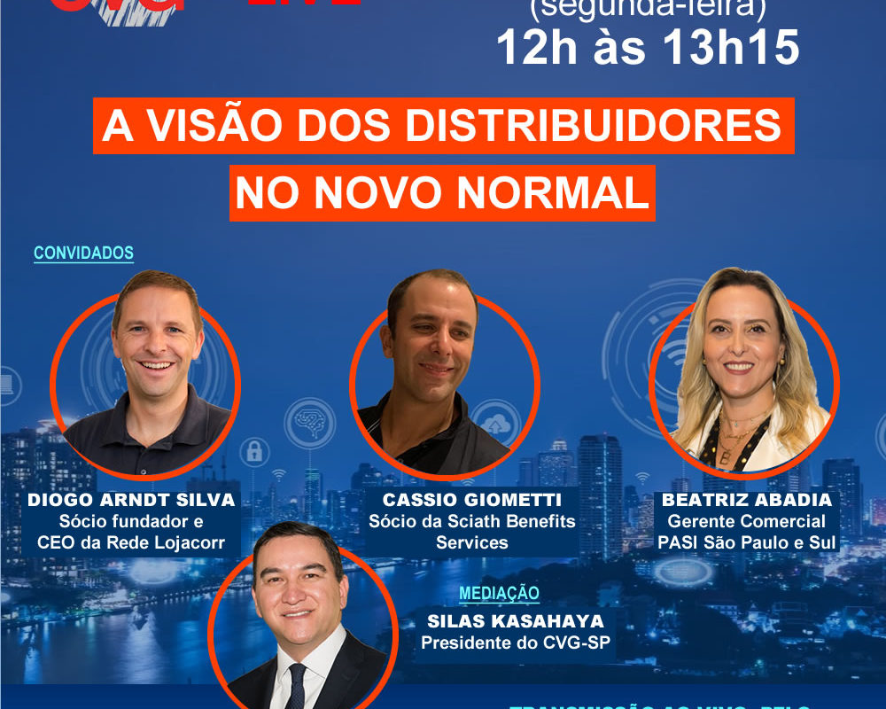 Aniversário do CVG-SP será marcado por webinar com distribuidores