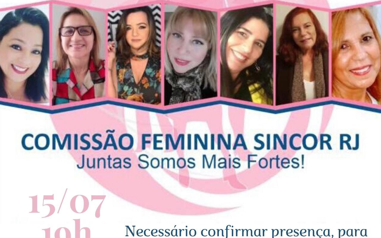 Comissão Feminina do Sincor-RJ realiza evento online
