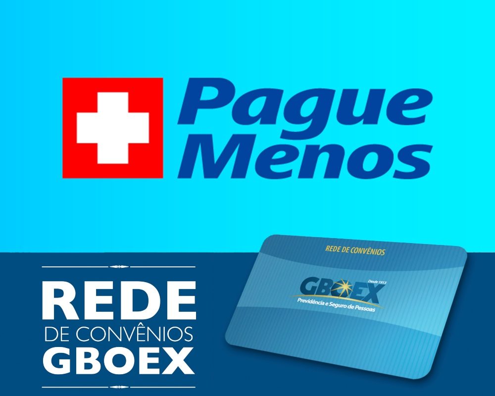 GBOEX firma convênio com a rede de farmácias Pague Menos