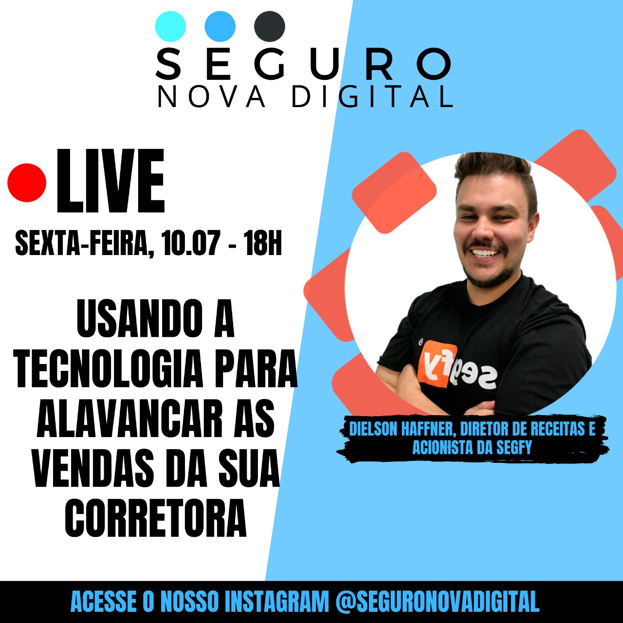 Live aborda o uso da tecnologia para alavancar as vendas das corretoras