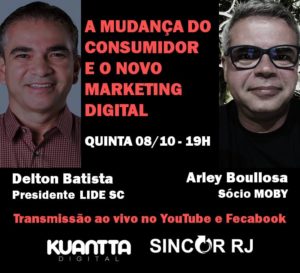 Kuantta Digital promove transmissão remota sobre a mudança do consumidor e o novo marketing digital