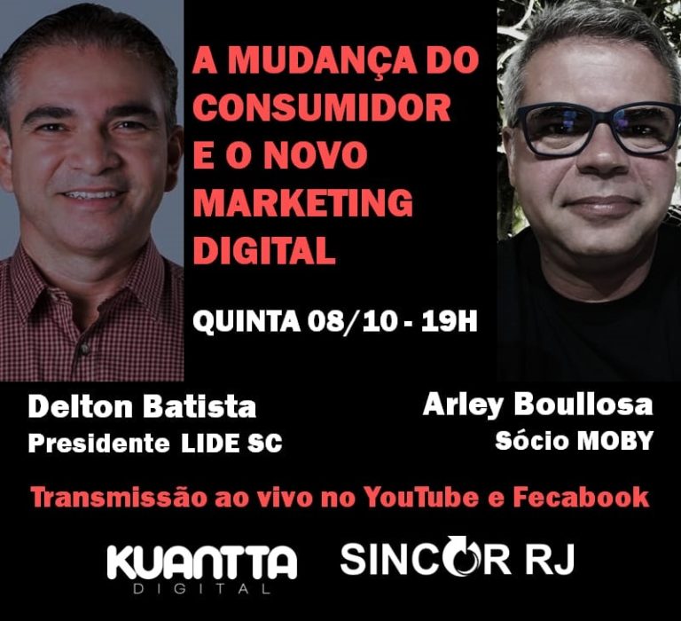 Kuantta Digital promove transmissão remota sobre a mudança do consumidor e o novo marketing digital