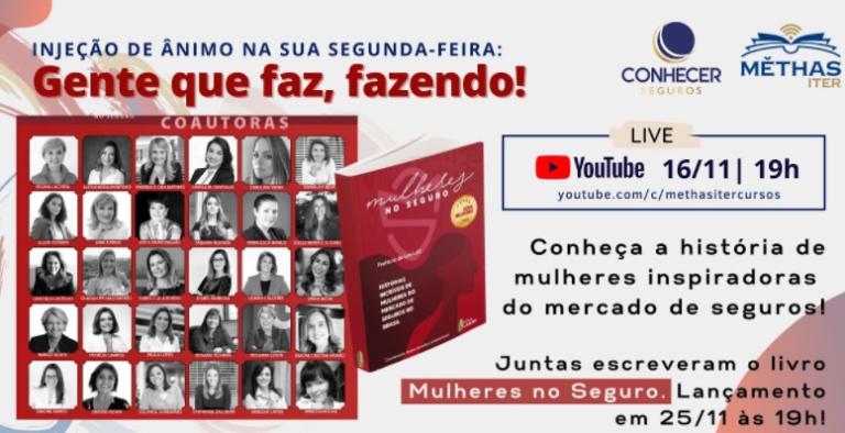 Conhecer Seguros apoia live sobre mulheres no mercado de seguros