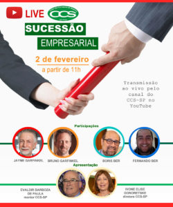 CCS-SP realizará live para debater sucessão empresarial