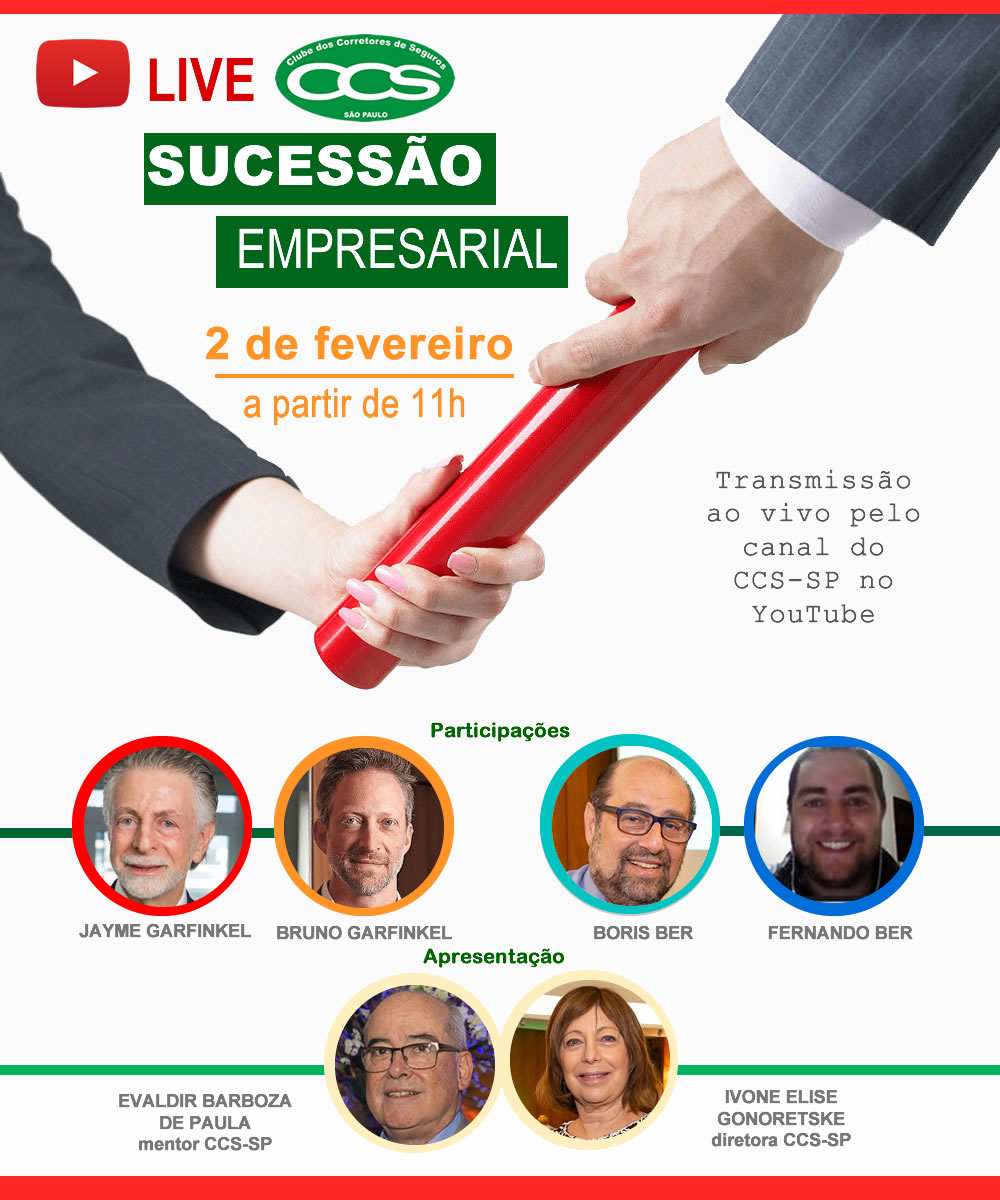 CCS-SP realizará live para debater sucessão empresarial