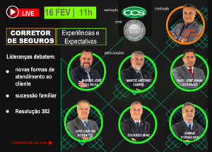 CCS-SP realizará live com lideranças regionais da corretagem de seguros