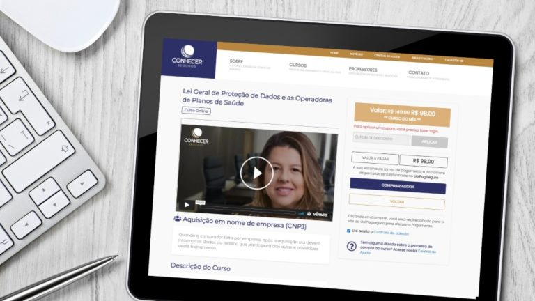 Curso da Conhecer Seguros sobre a LGPD nas atividades dos planos de saúde está em promoção até 28 de fevereiro