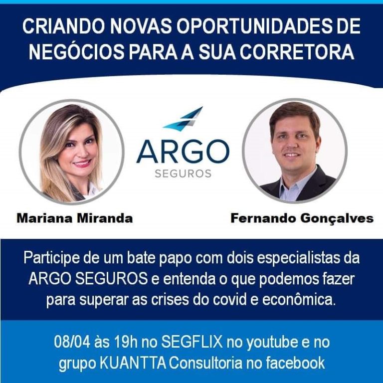 Canal SEGFLIX recebe executivos da Argo Seguros