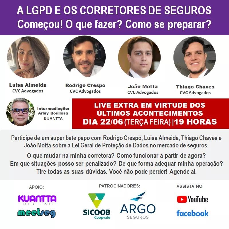 SEGFLIX realiza transmissão especial sobre Lei Geral de Proteção de Dados