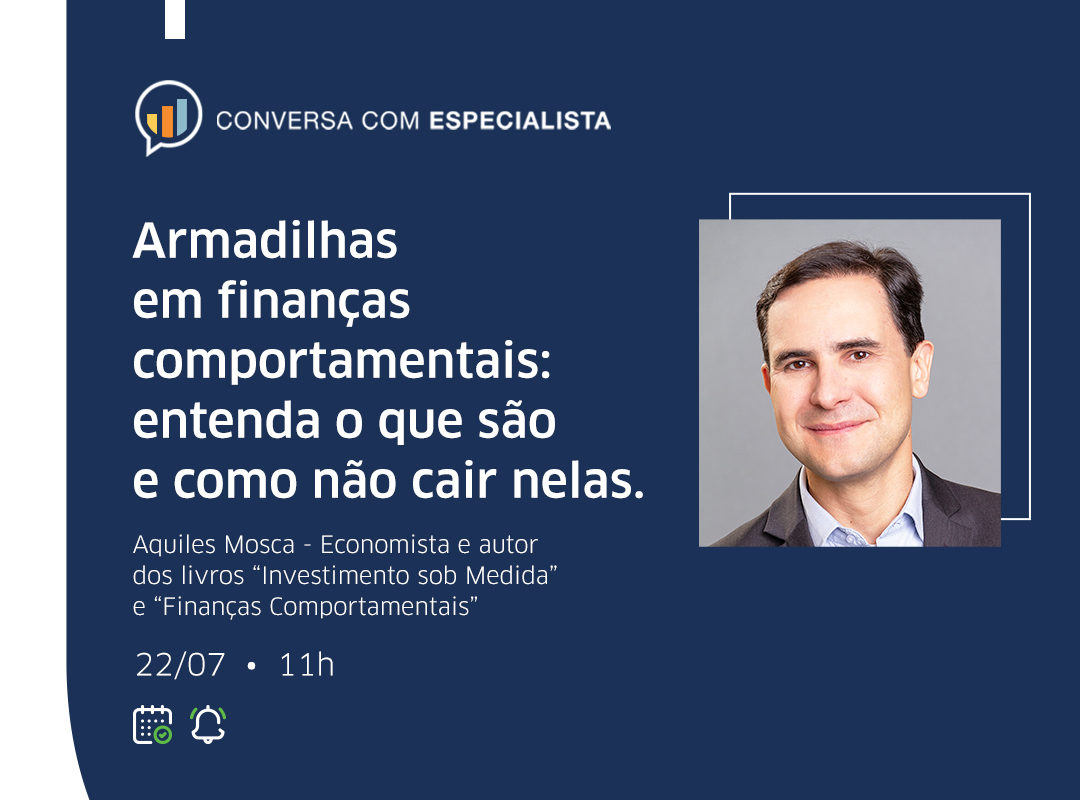 Icatu realiza live sobre armadilhas em finanças comportamentais