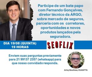 SEGFLIX realiza transmissão com a Argo Seguros sobre novas tendências do mercado