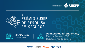 Vencedores recebem 1º Prêmio SUSEP de Pesquisa em Seguros