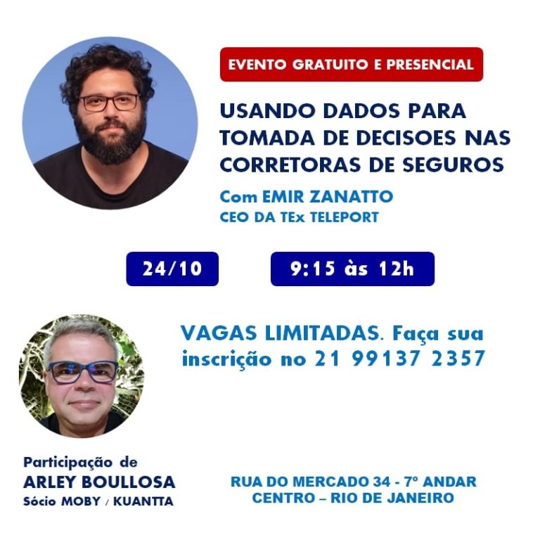 Uso de dados para tomada de decisões na corretora é tema de encontro no Rio de Janeiro