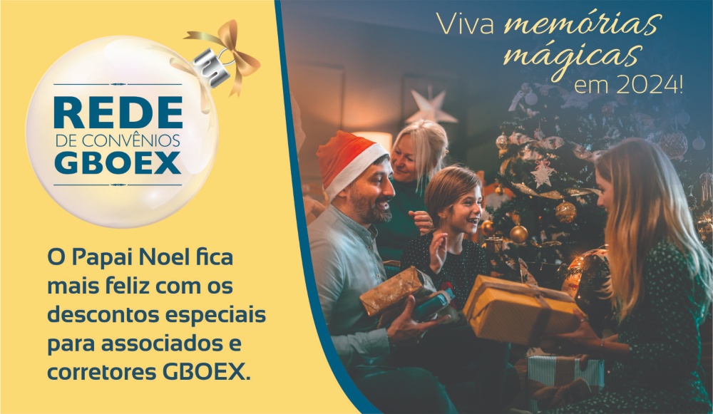 GBOEX garante vantagens para associados e corretores com a Rede de Convênios