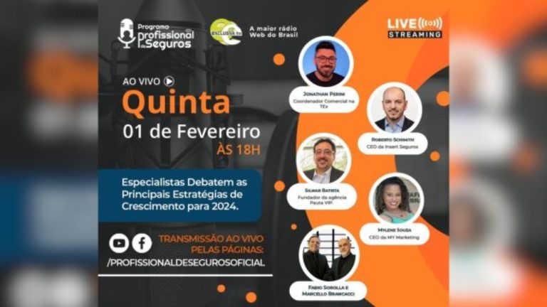 Especialistas debatem ‘as principais estratégias de crescimento para 2024’ no setor de seguros