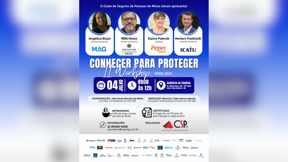 CSP-MG promove o II Workshop Conhecer para Proteger; veja os participantes
