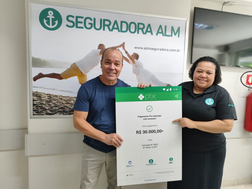 Seguradora ALM contempla novo beneficiário com o PIX Premiado