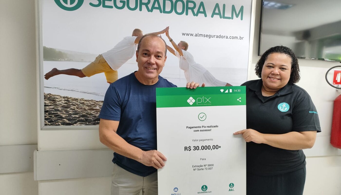 Seguradora ALM contempla novo beneficiário com o PIX Premiado