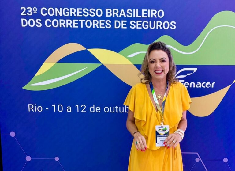 Rosane Mota destaca o aprendizado contínuo dos corretores em Congresso da Fenacor