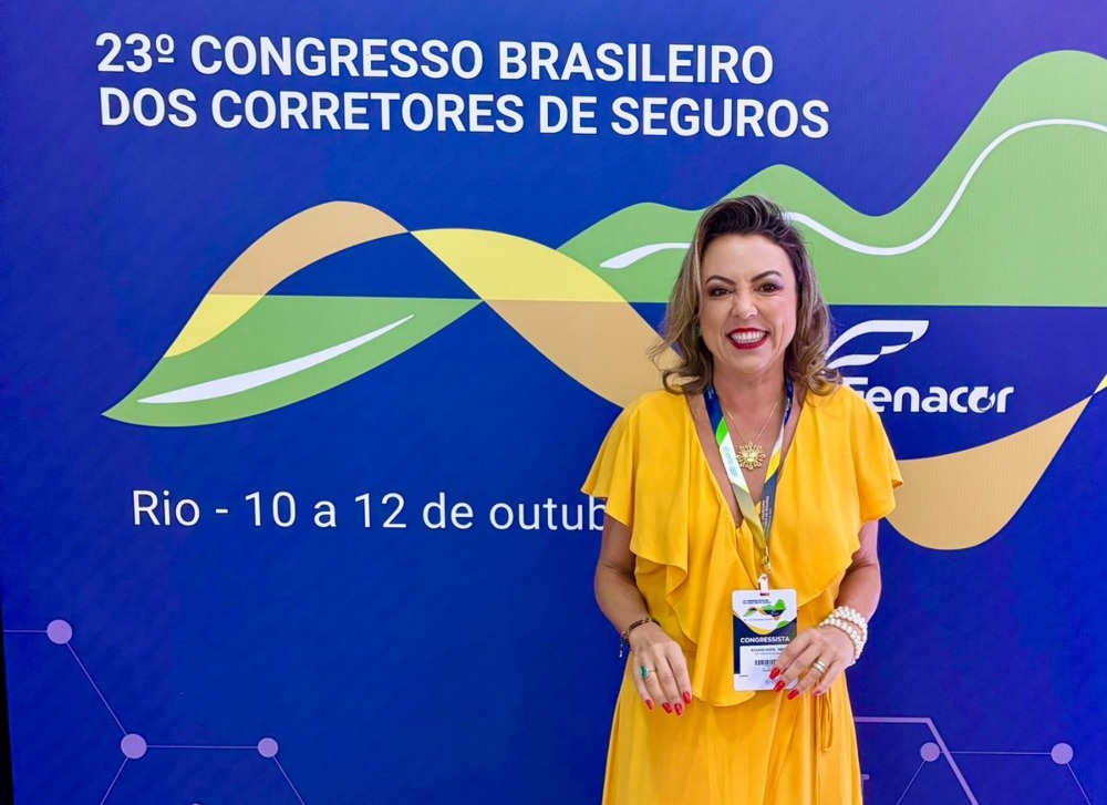Rosane Mota destaca o aprendizado contínuo dos corretores em Congresso da Fenacor