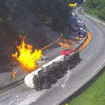 Explosão na BR-101 em Santa Catarina reacende debate sobre seguros em acidentes com cargas perigosas