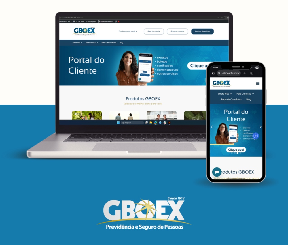 GBOEX lança novo site