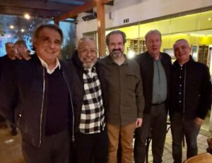 Sócio fundador do Grupo A12+ participa de jantar promovido pelo Clube da Bolinha do Paraná
