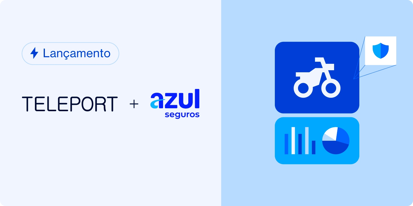 TELEPORT passa a oferecer seguro de moto da Azul Seguros